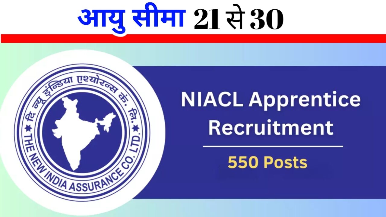 न्यू इंडिया एश्योरेंस कंपनी लिमिटेड (NIACL) अप्रेंटिस भर्ती 2026