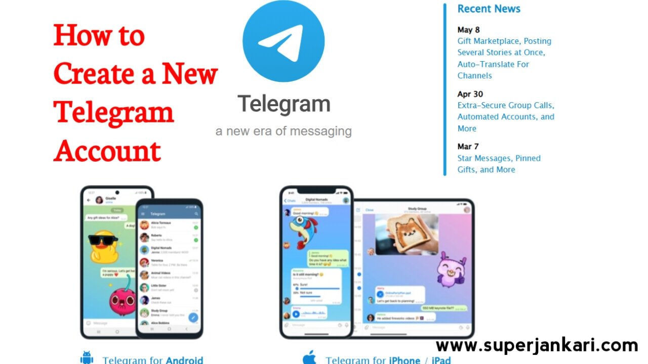 How to Create a New Telegram Account