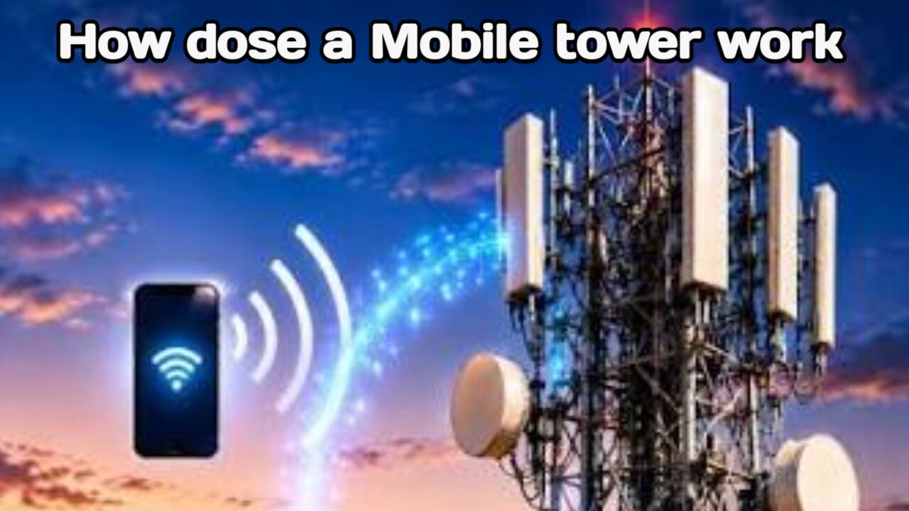 How does a mobile tower work, How does your voice reach another phone